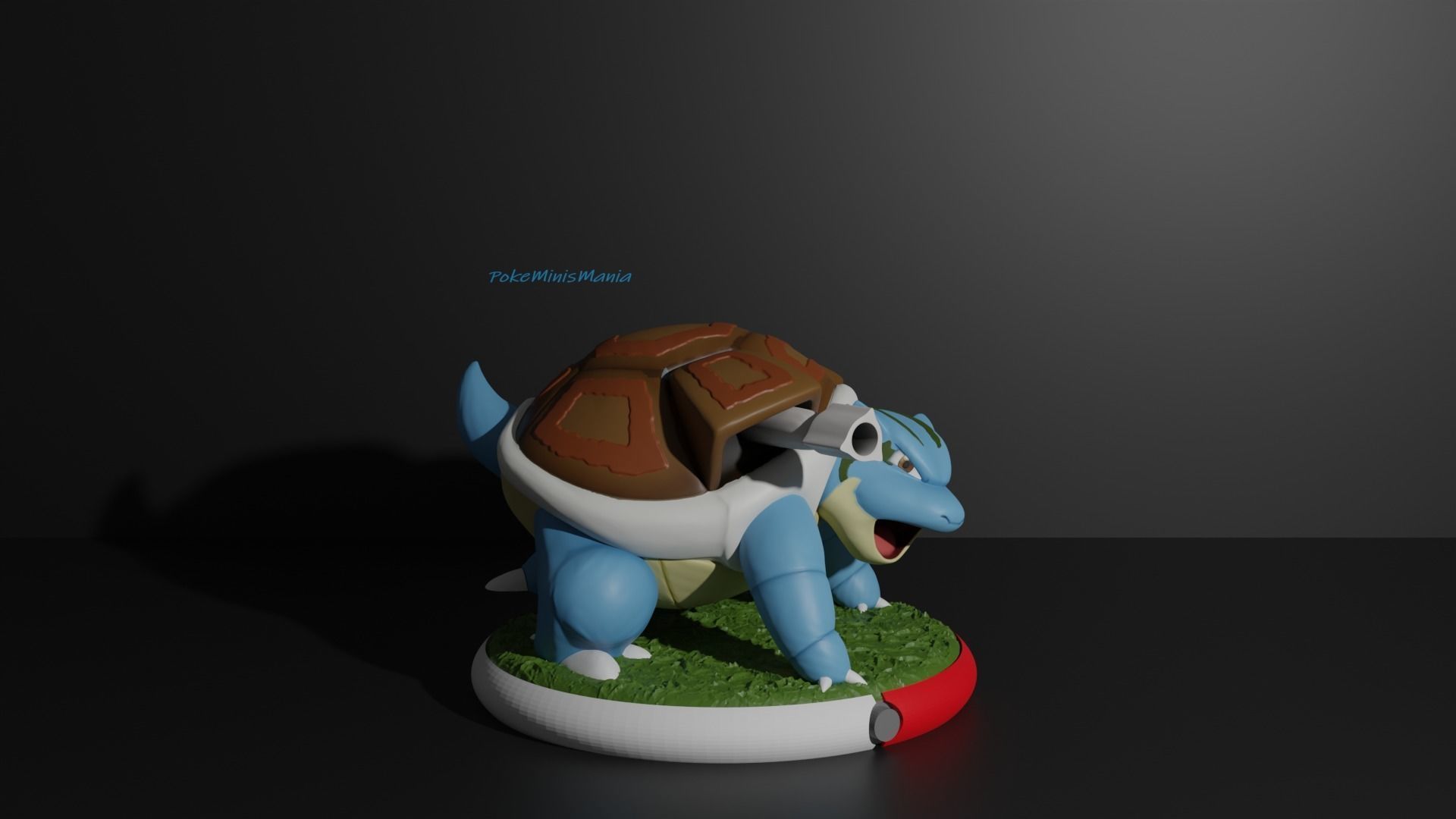 Clone Squirtle Wartortle and Blastoise 3D print model 3D print model_13
