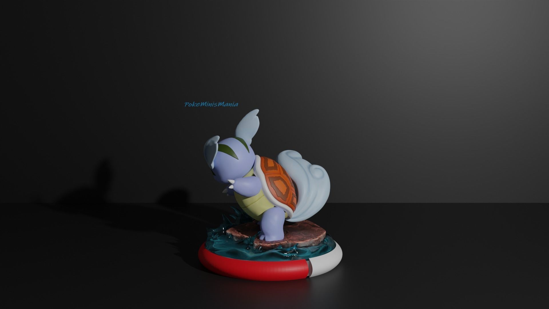 Clone Squirtle Wartortle and Blastoise 3D print model 3D print model_8