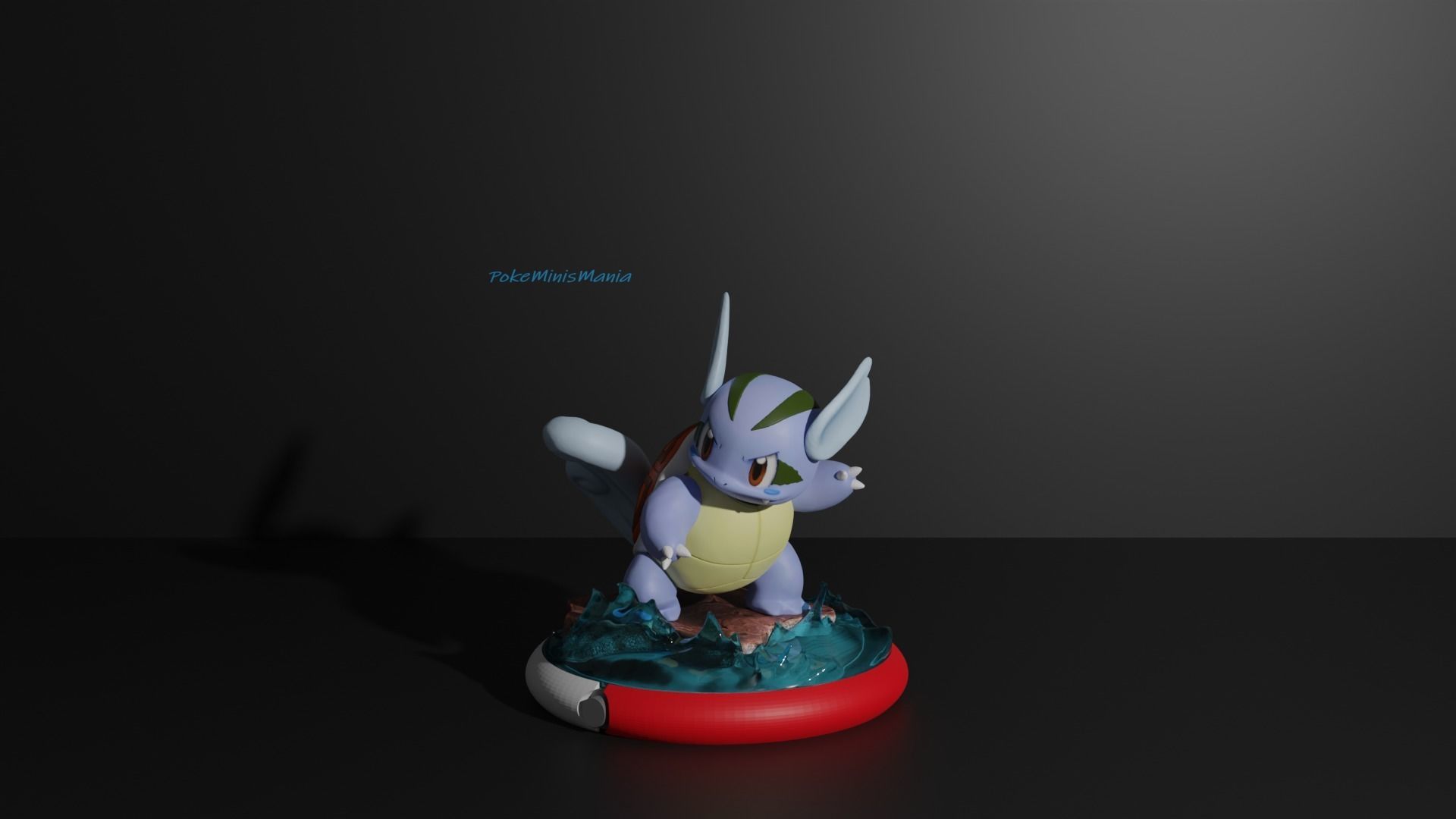Clone Squirtle Wartortle and Blastoise 3D print model 3D print model_6