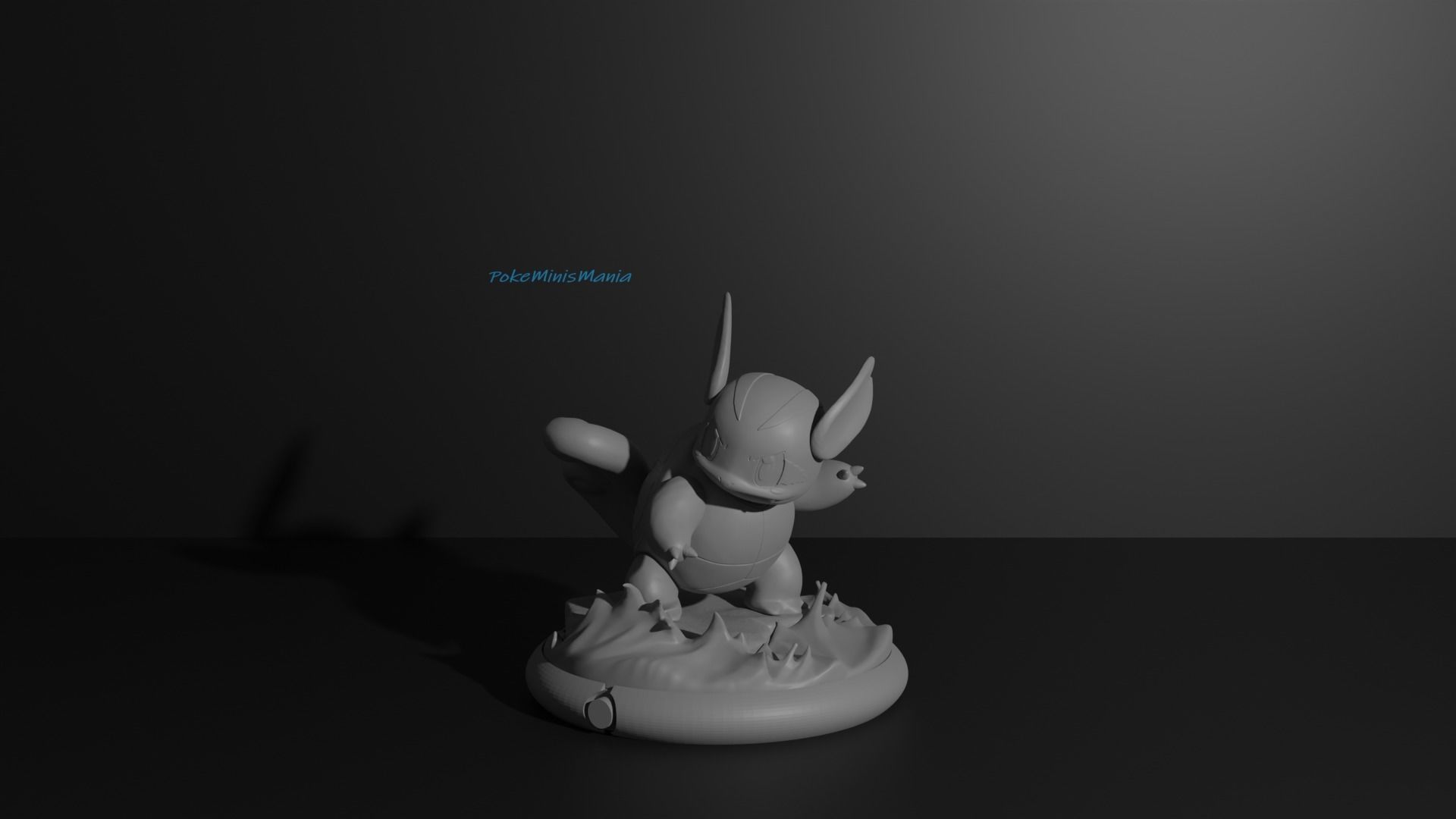 Clone Squirtle Wartortle and Blastoise 3D print model 3D print model_19