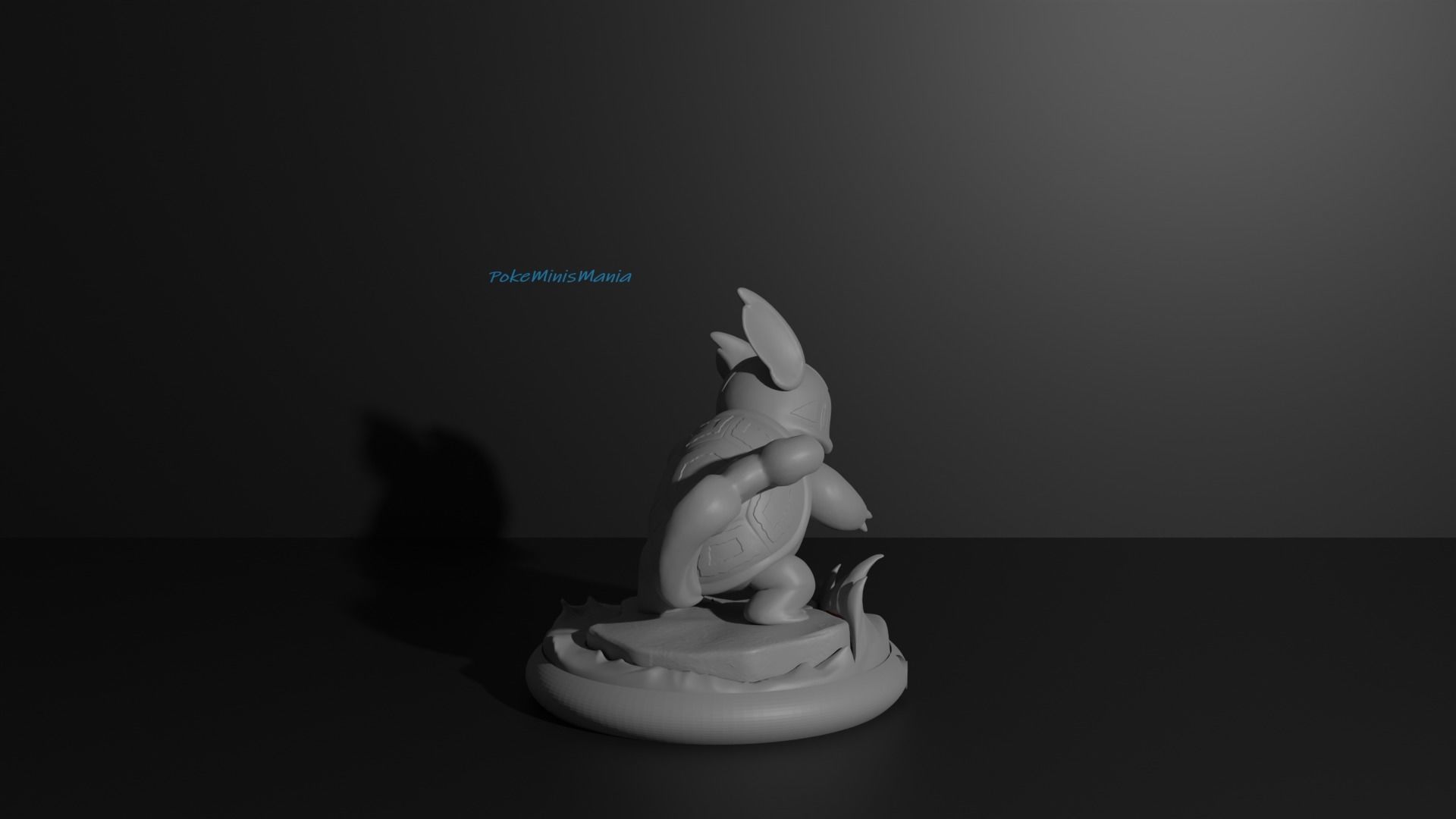 Clone Squirtle Wartortle and Blastoise 3D print model 3D print model_20