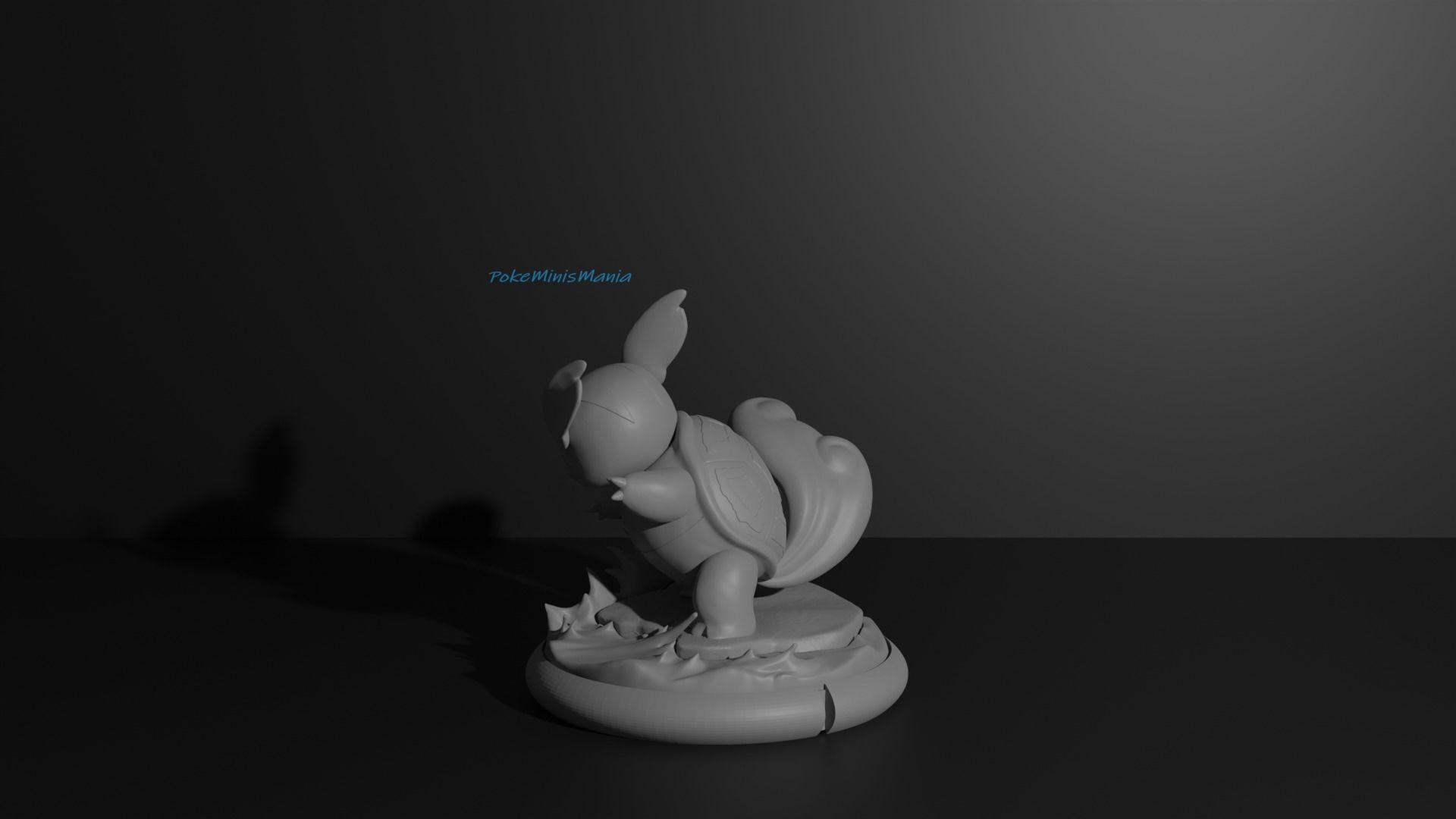 Clone Squirtle Wartortle and Blastoise 3D print model 3D print model_21