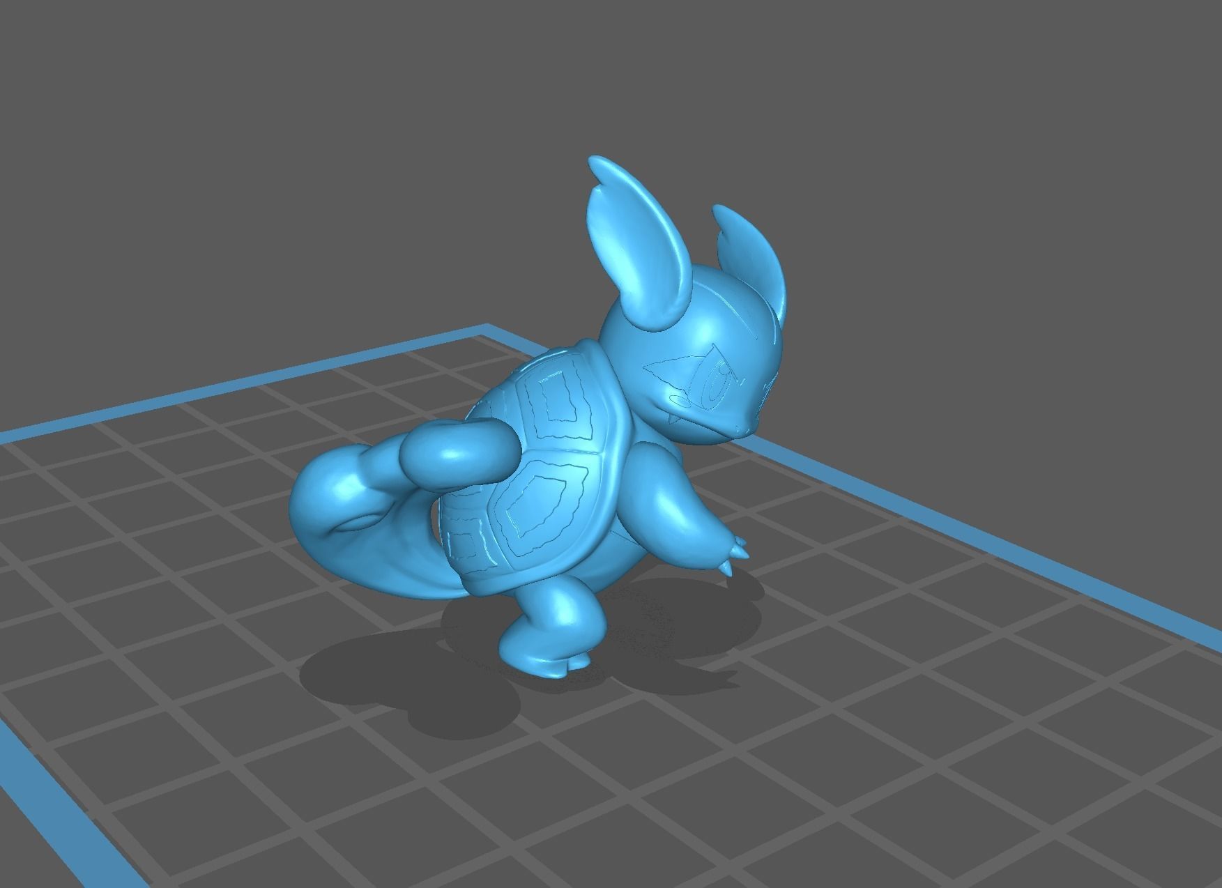 Clone Squirtle Wartortle and Blastoise 3D print model 3D print model_34