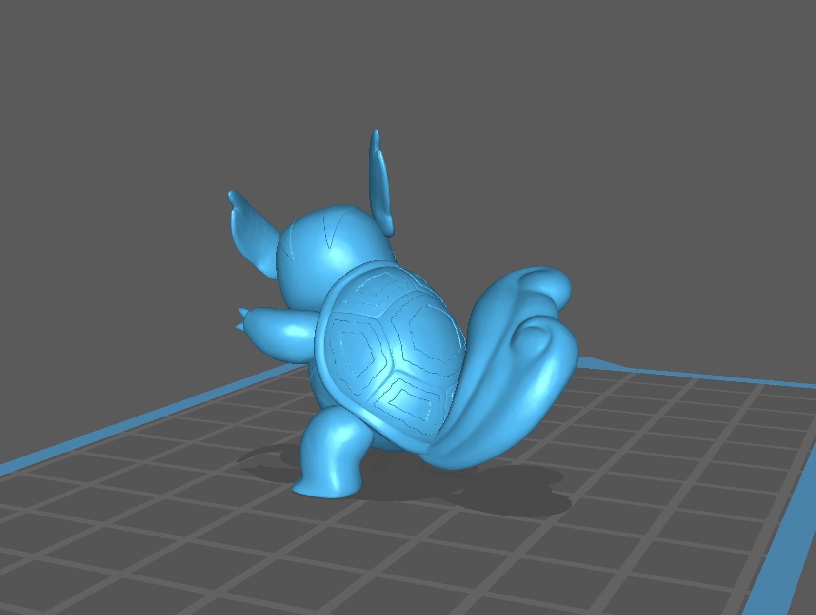 Clone Squirtle Wartortle and Blastoise 3D print model 3D print model_35