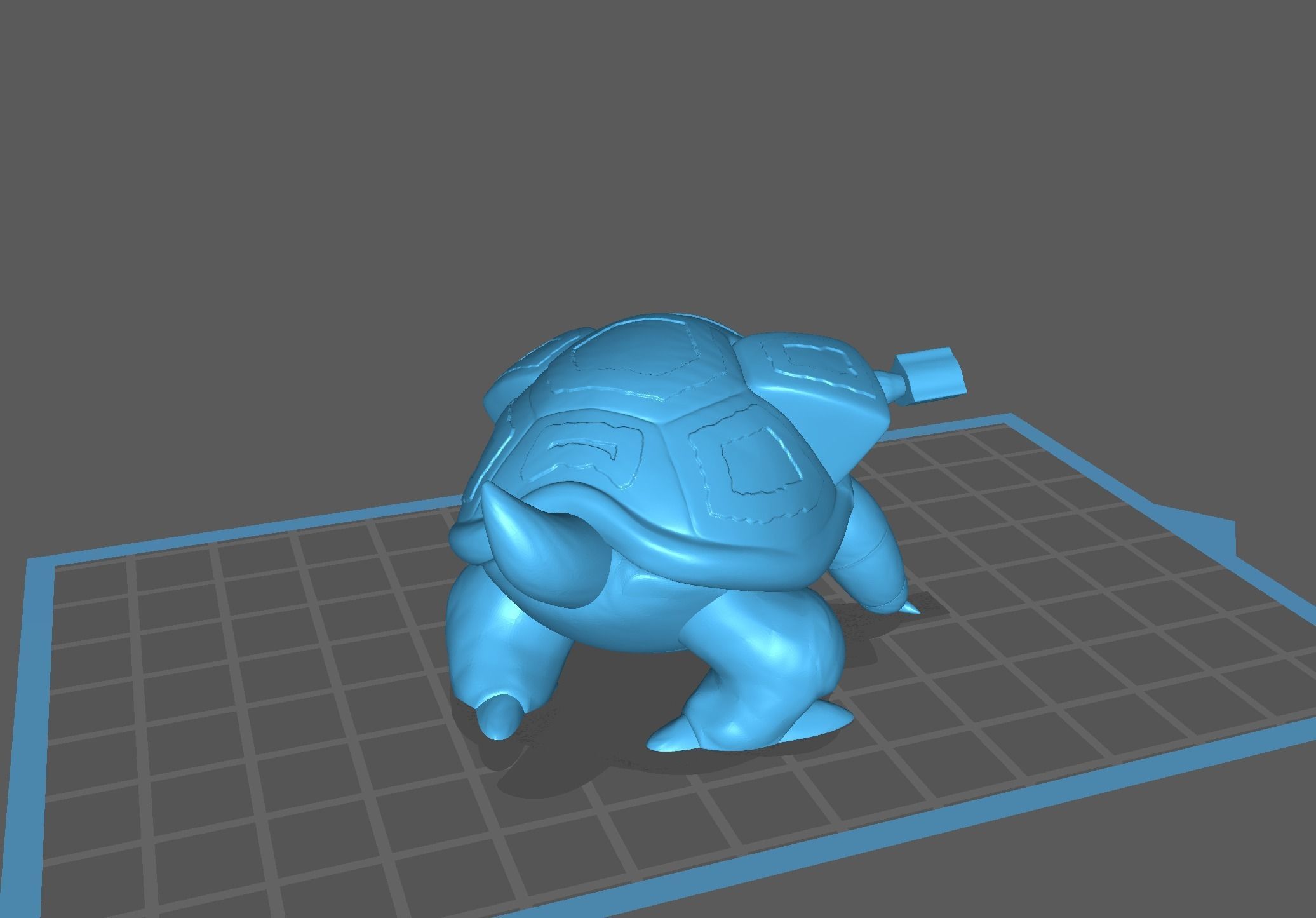 Clone Squirtle Wartortle and Blastoise 3D print model 3D print model_47