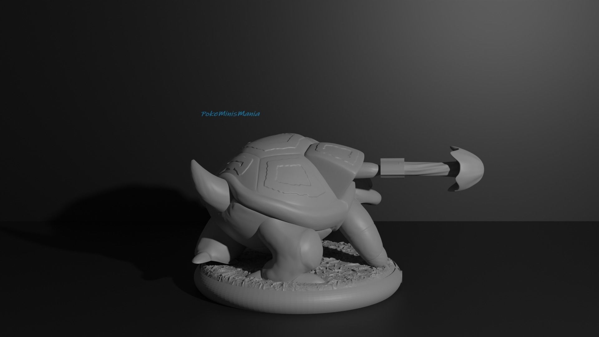 Clone Squirtle Wartortle and Blastoise 3D print model 3D print model_24