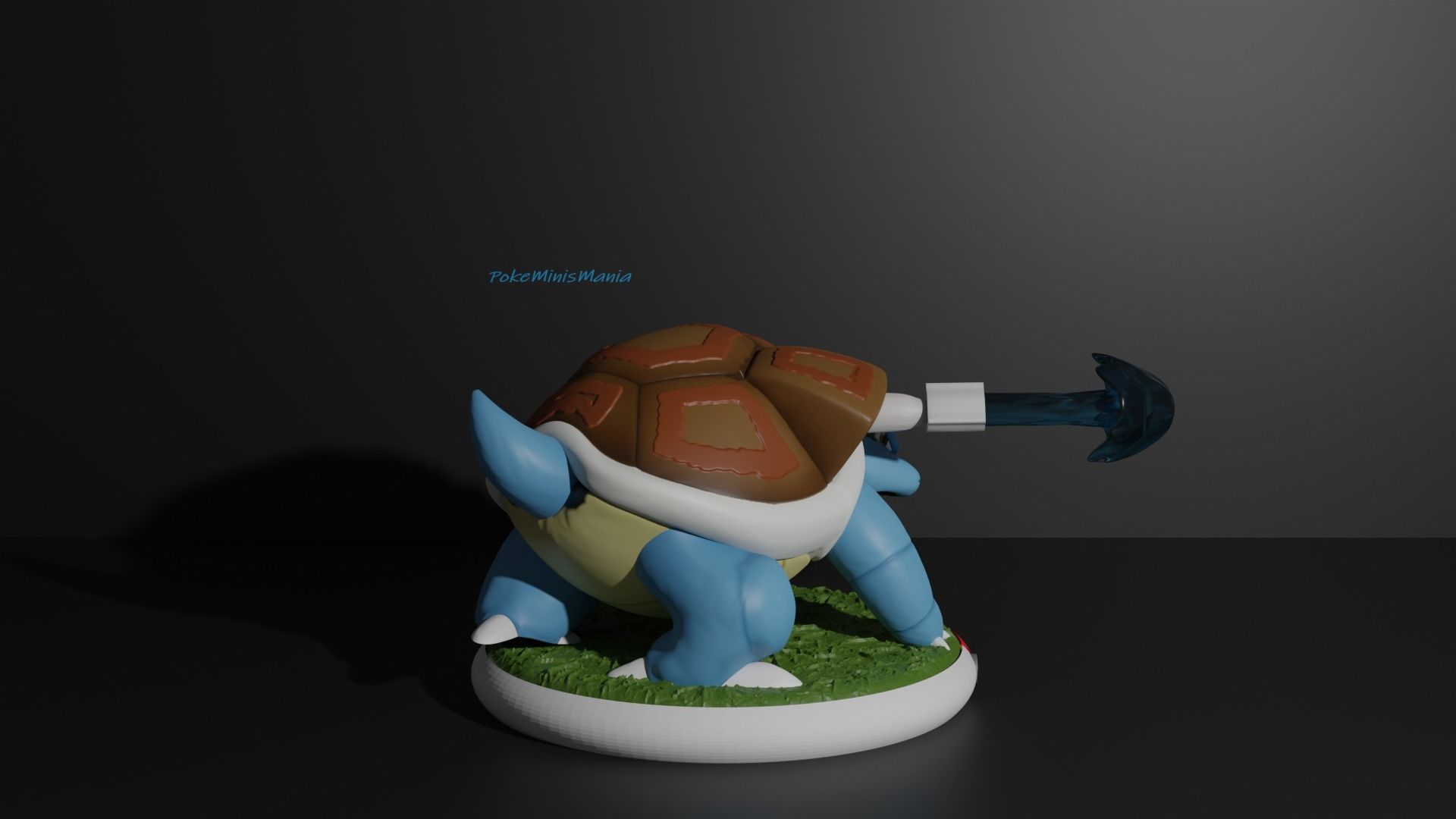 Clone Squirtle Wartortle and Blastoise 3D print model 3D print model_11