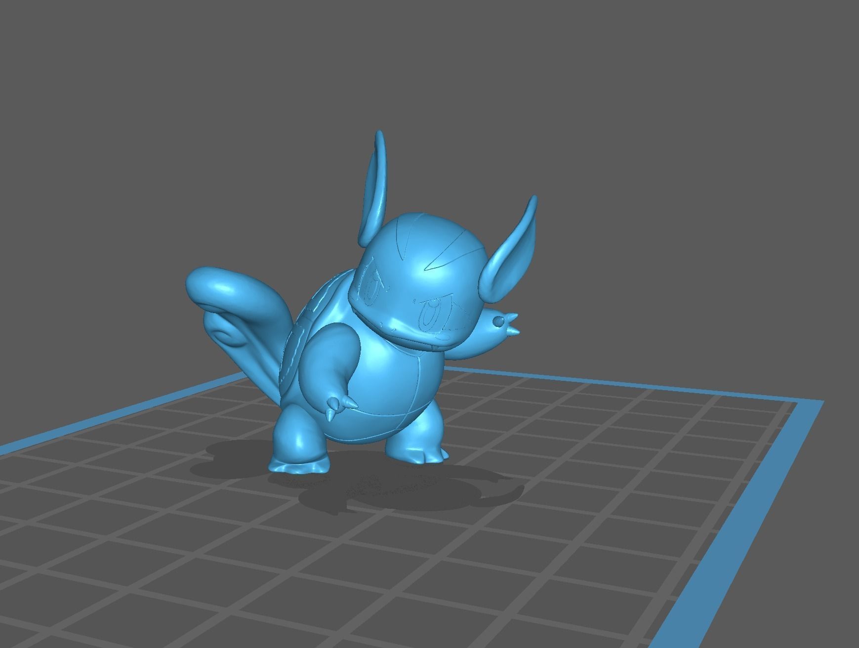 Clone Squirtle Wartortle and Blastoise 3D print model 3D print model_37