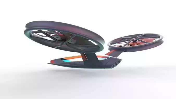 Flying Car 3D print model