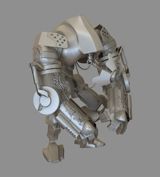 Monkey V1 3D model_1