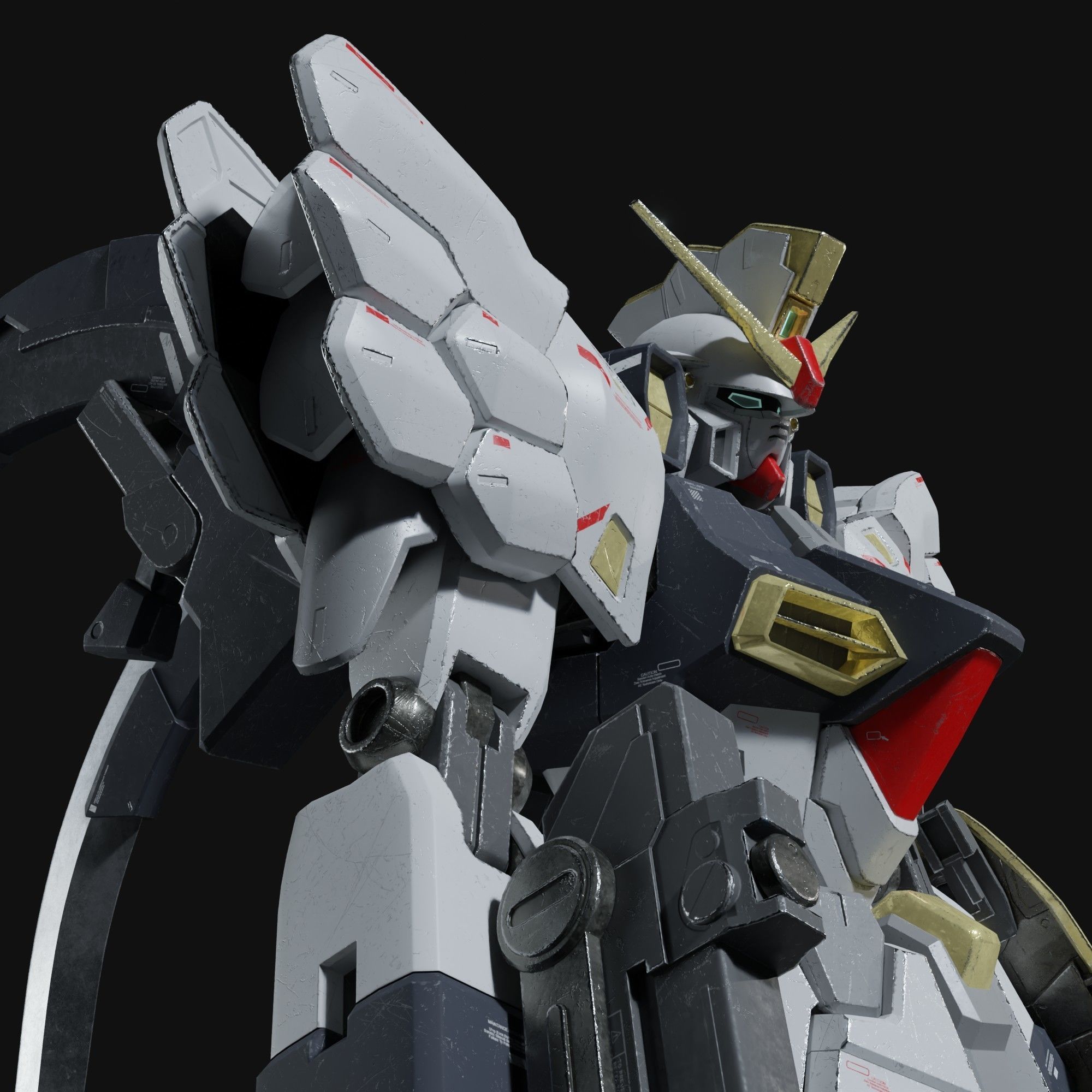 Sandrock gundam ka ver 3D model_20