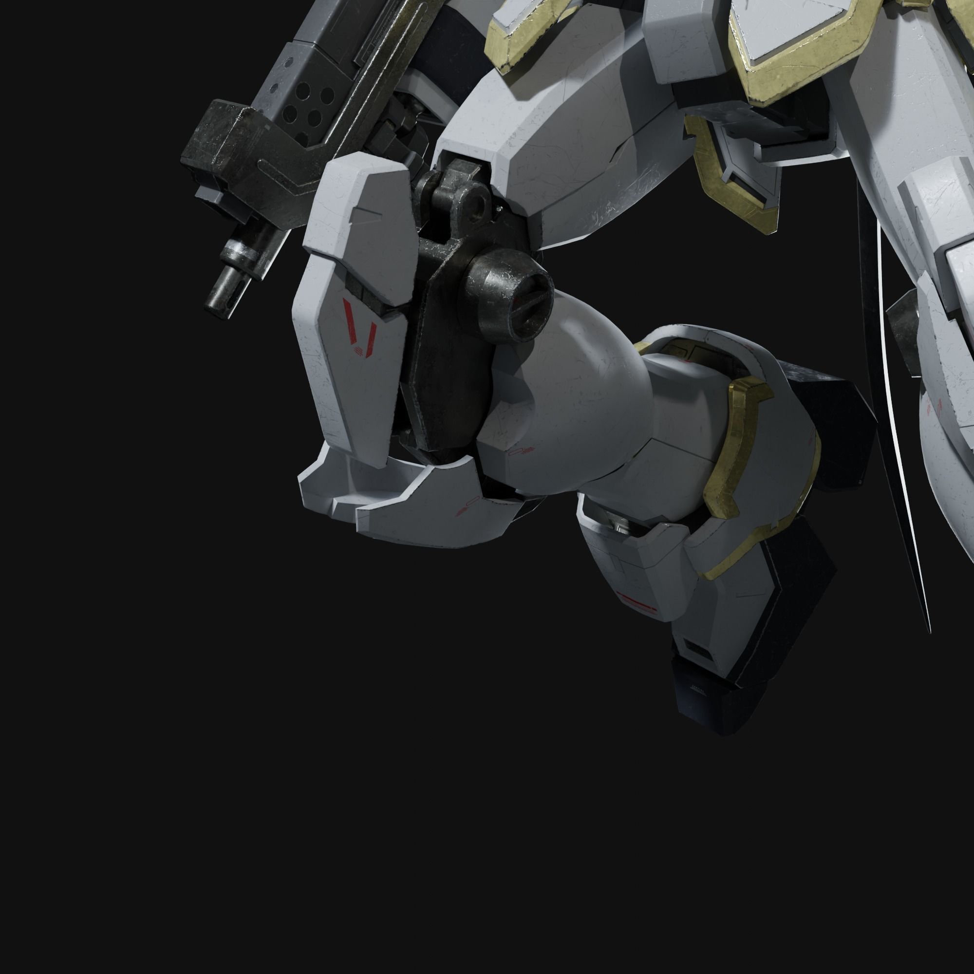 Sandrock gundam ka ver 3D model_23