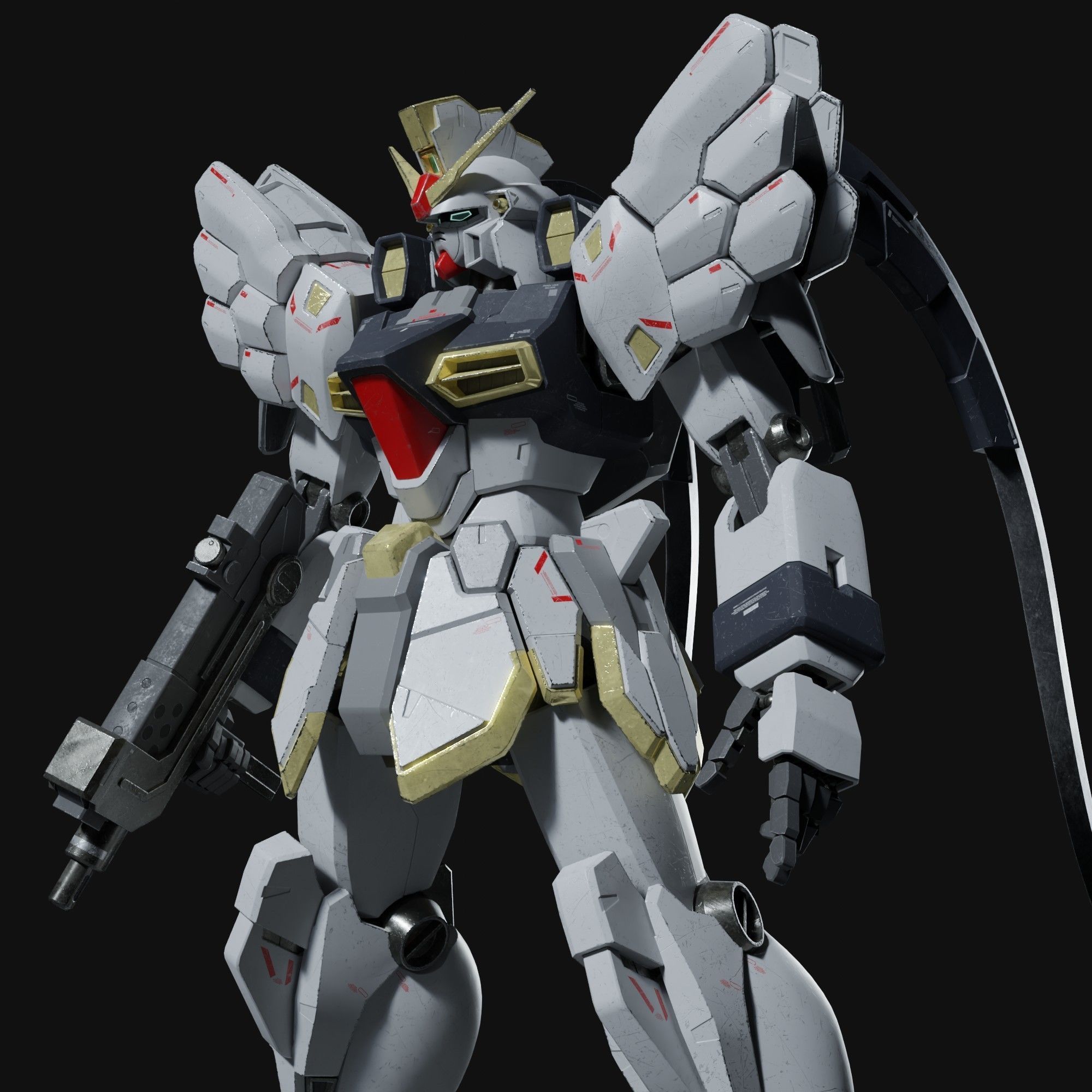 Sandrock gundam ka ver 3D model_6