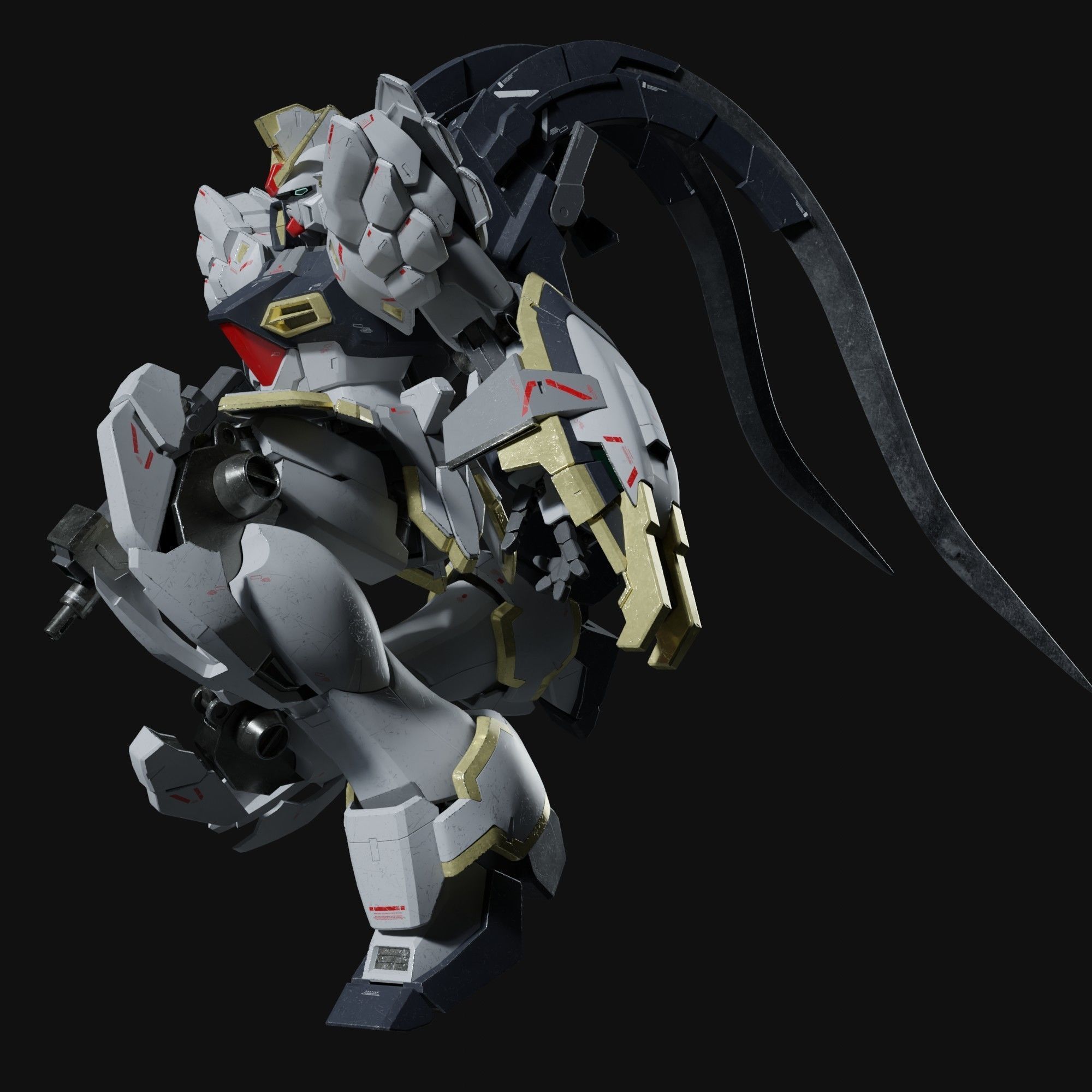 Sandrock gundam ka ver 3D model_16