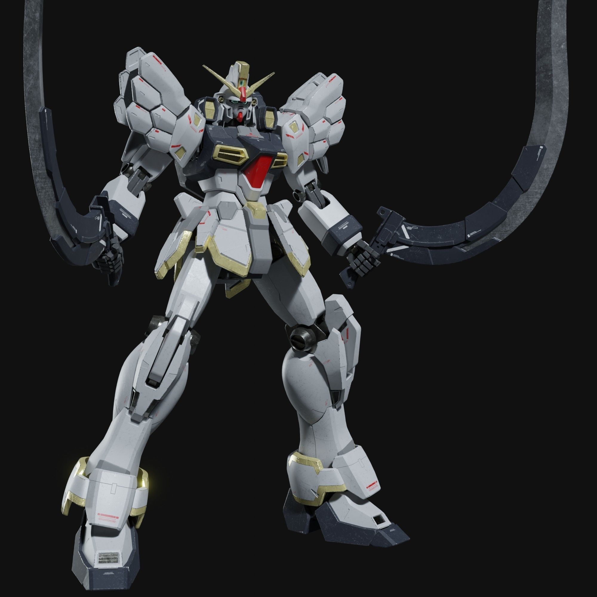 Sandrock gundam ka ver 3D model_2
