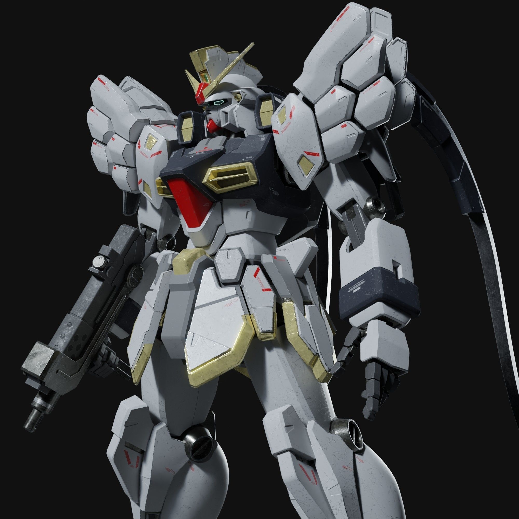 Sandrock gundam ka ver 3D model_7