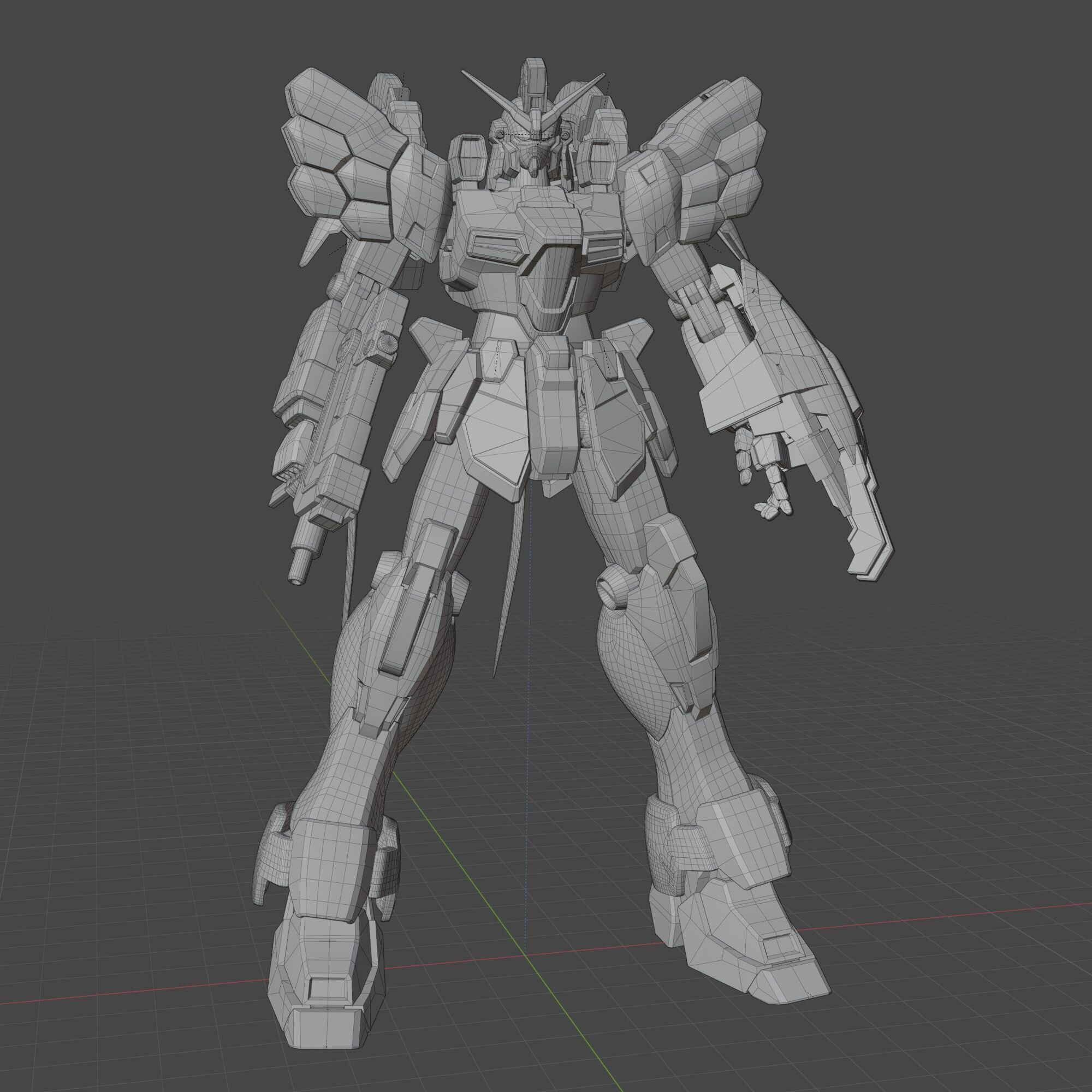 Sandrock gundam ka ver 3D model_25
