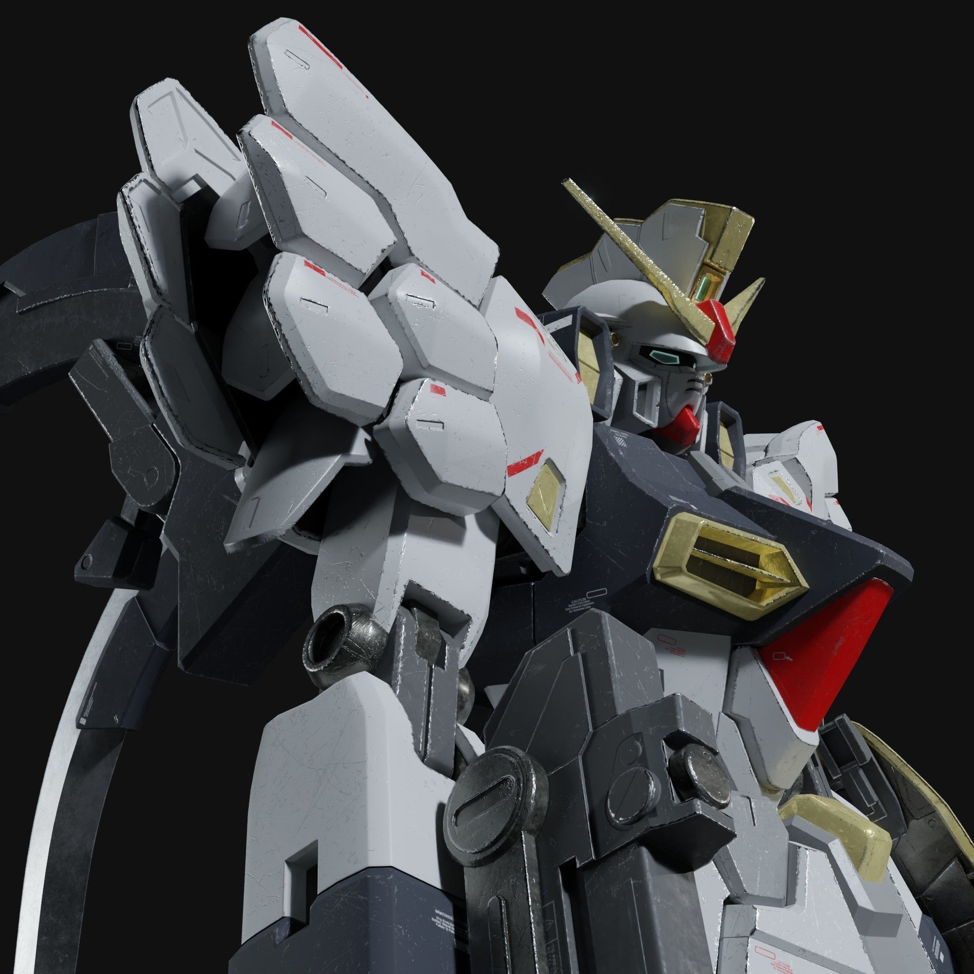 Sandrock gundam ka ver 3D model_21