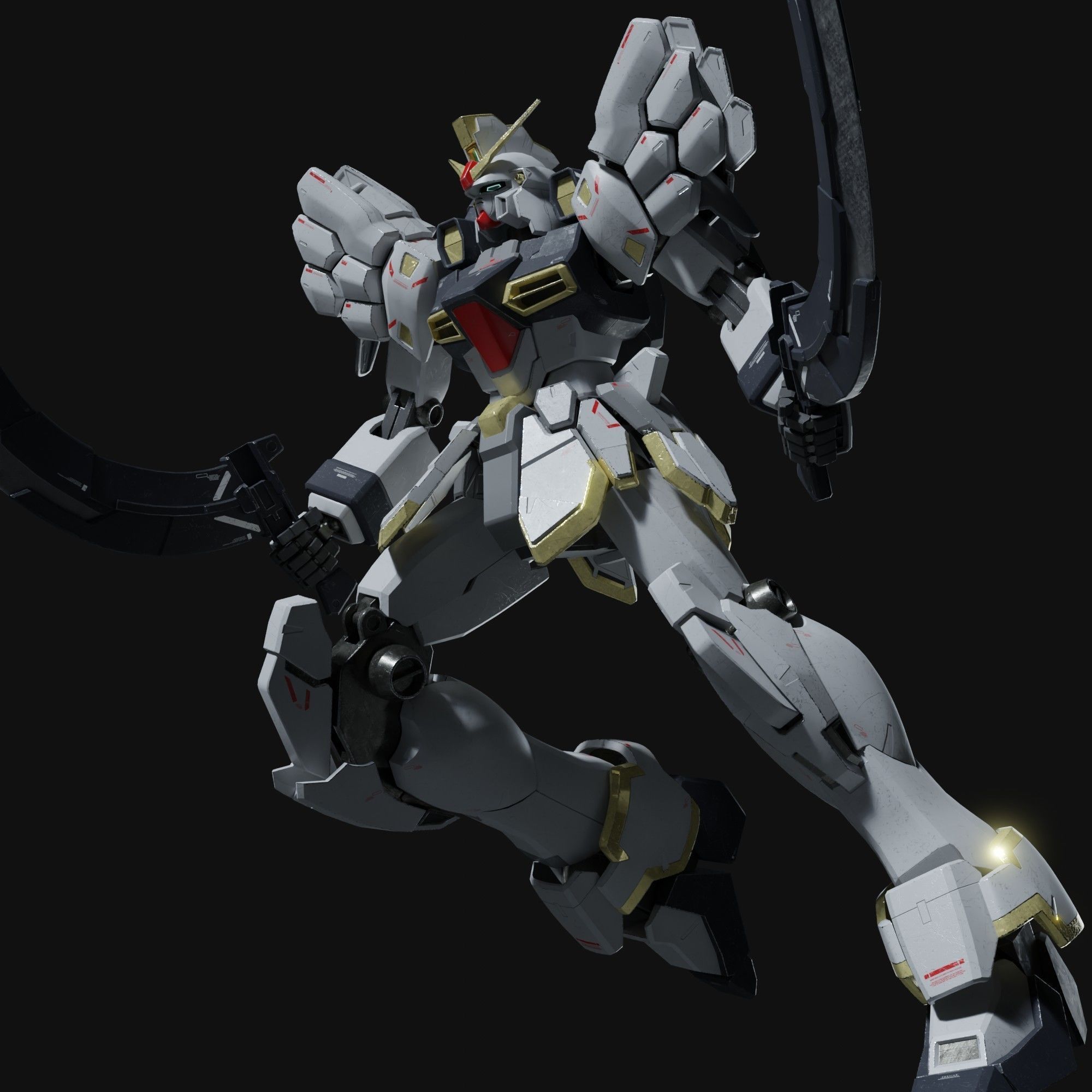 Sandrock gundam ka ver 3D model_14