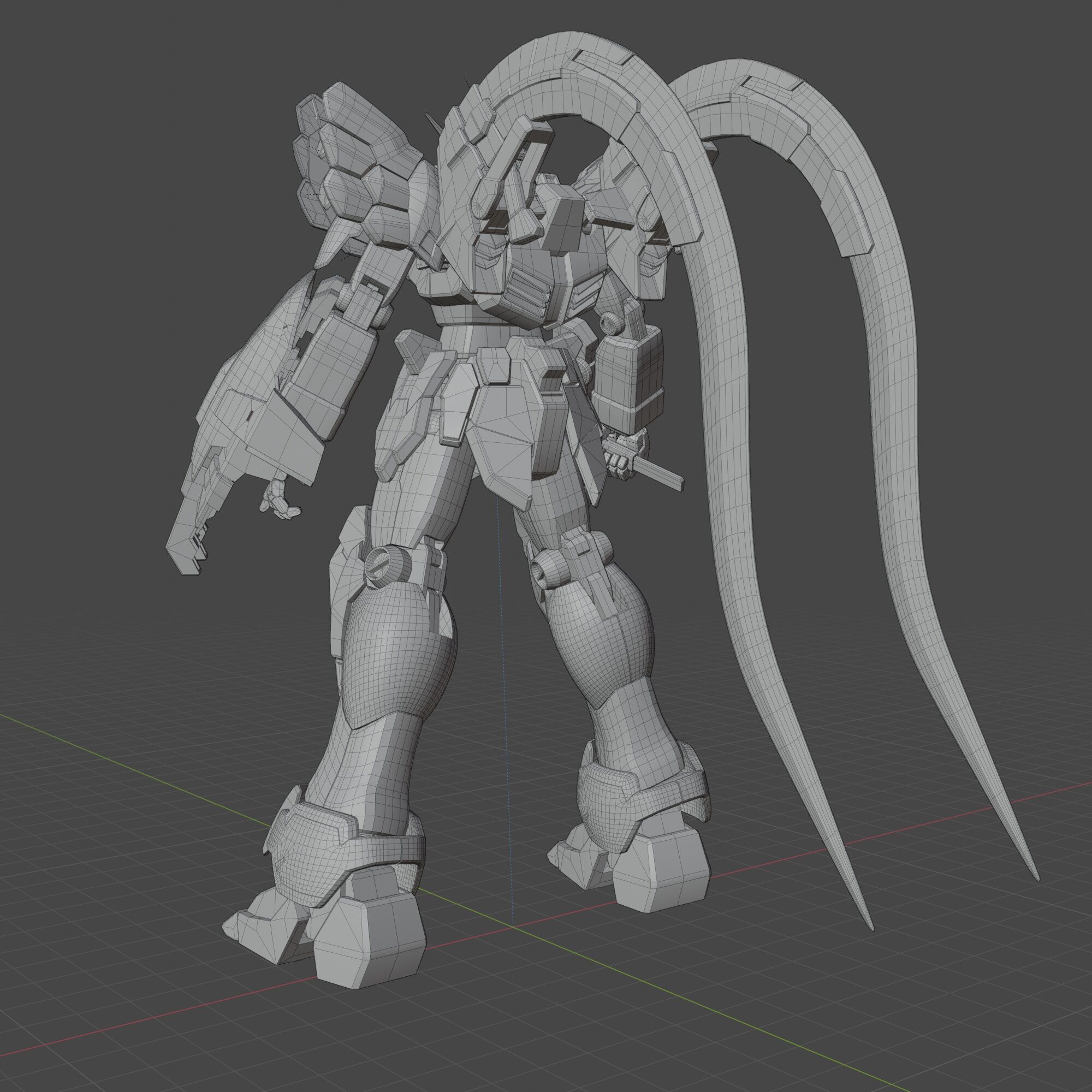Sandrock gundam ka ver 3D model_27