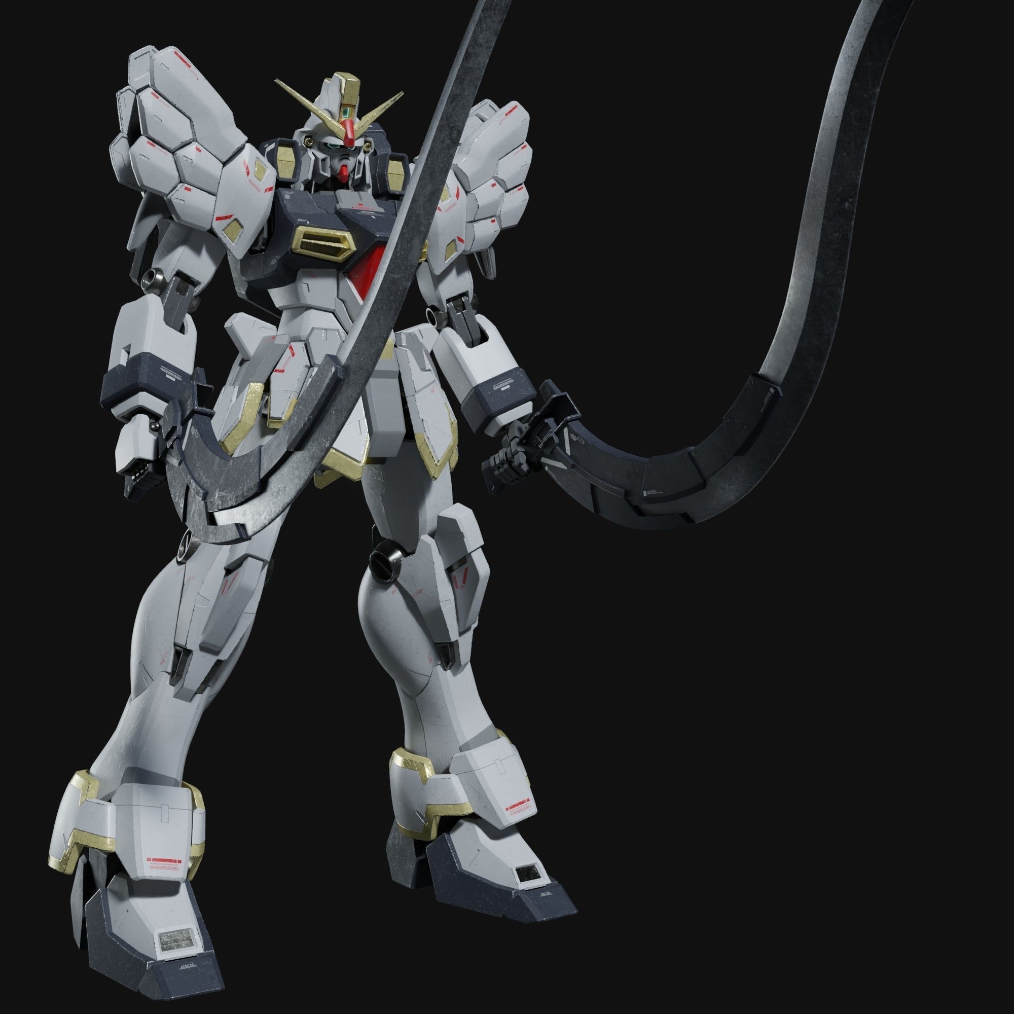 Sandrock gundam ka ver 3D model_11