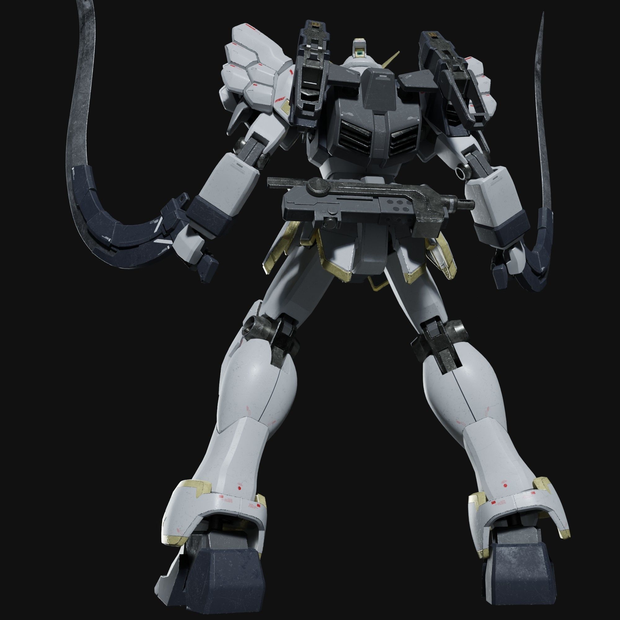 Sandrock gundam ka ver 3D model_4