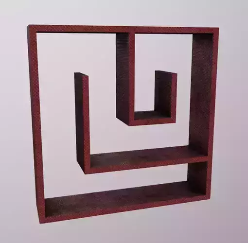 Shelf showcases a contemporary and minimalist design