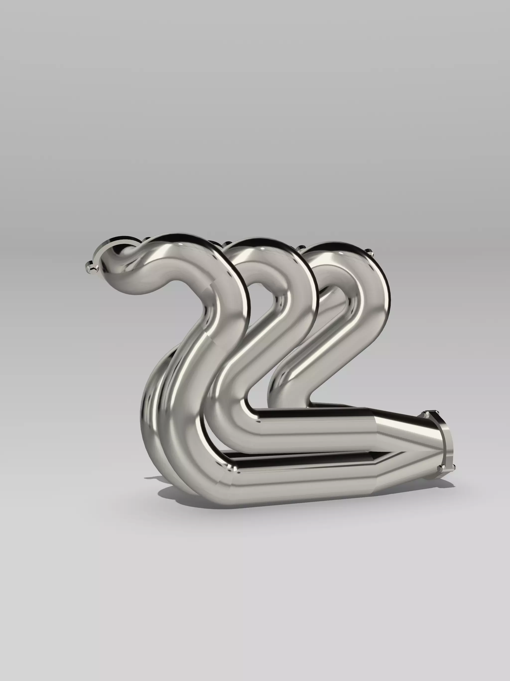 Show Car 4 into 1 Header Design 3D print model