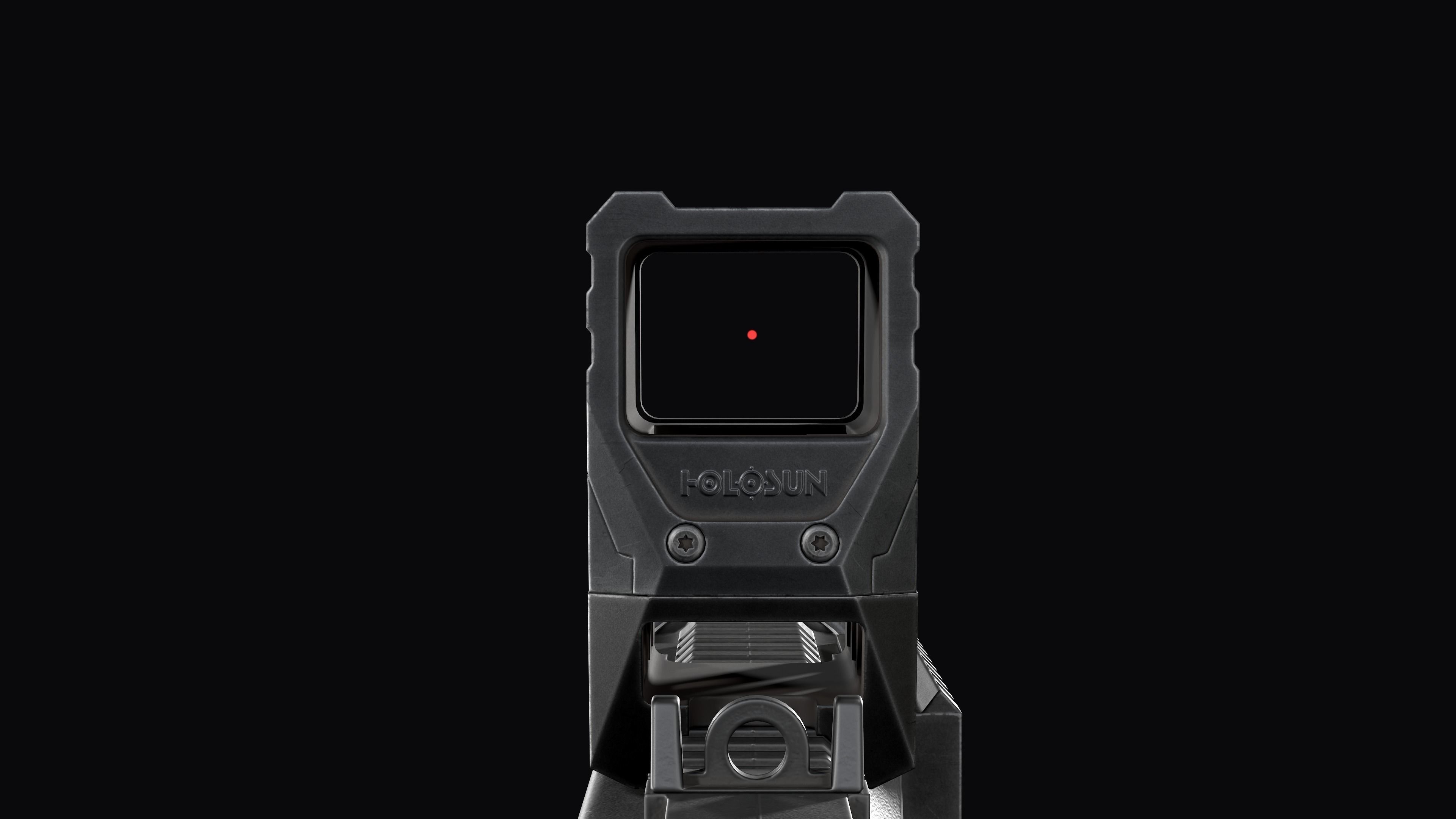 Tactical Modular  SMG Brugger and Thomet MP9 Low-poly 3D model_29