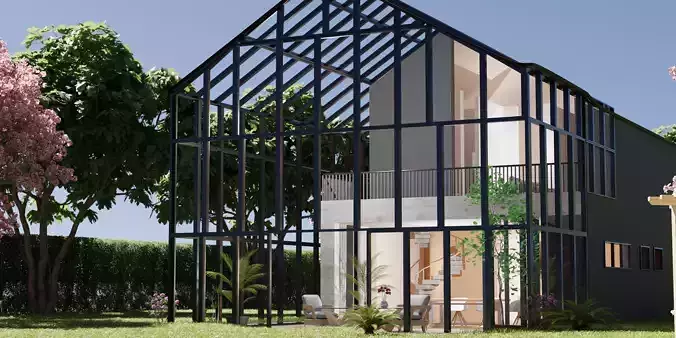 Modern Greenhouse Designer Home