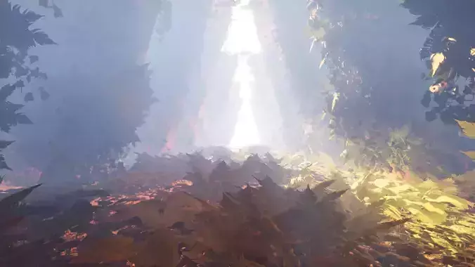 Abandoned Infinite Architectural Maze Concept Environment 