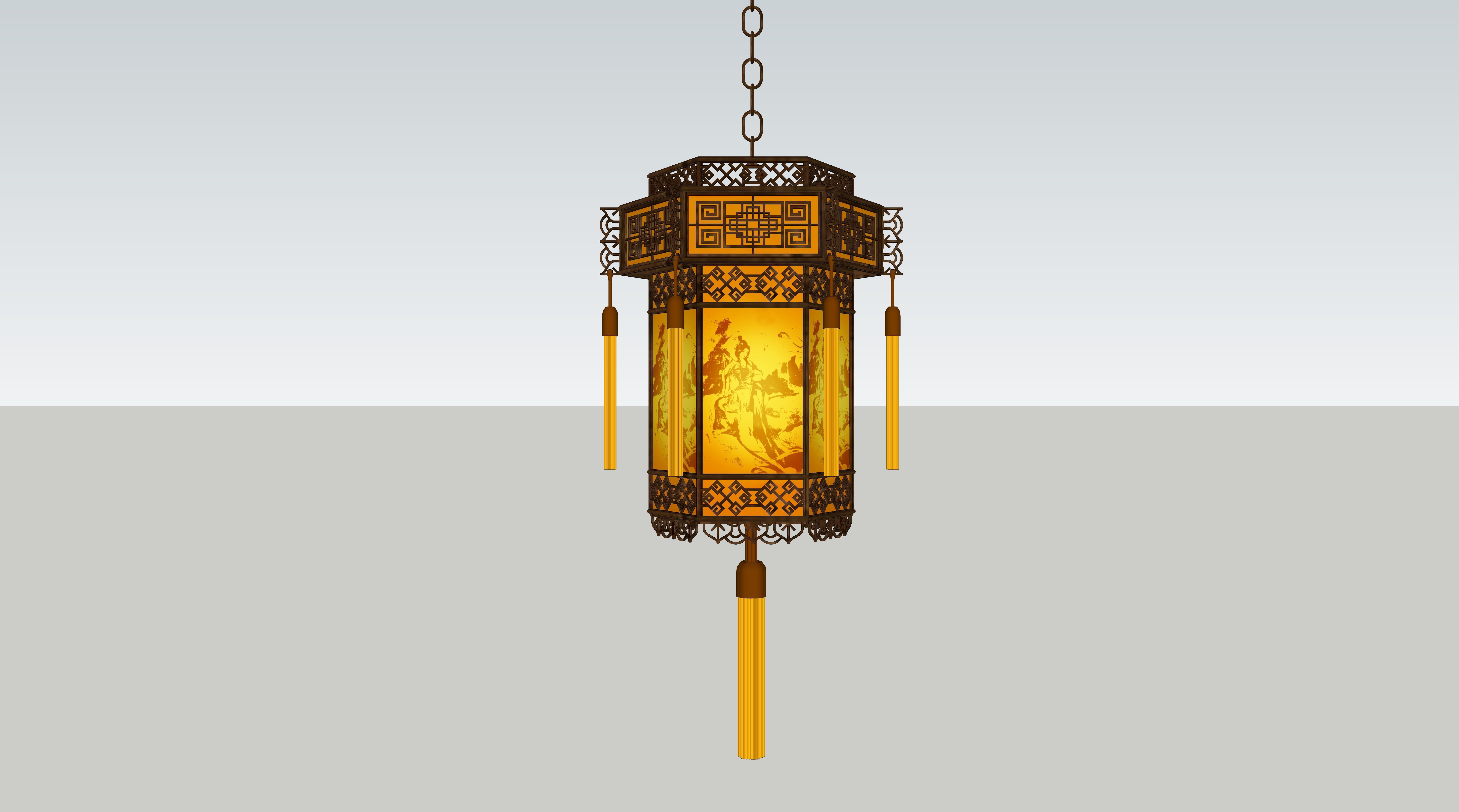 lantern 3D model_3