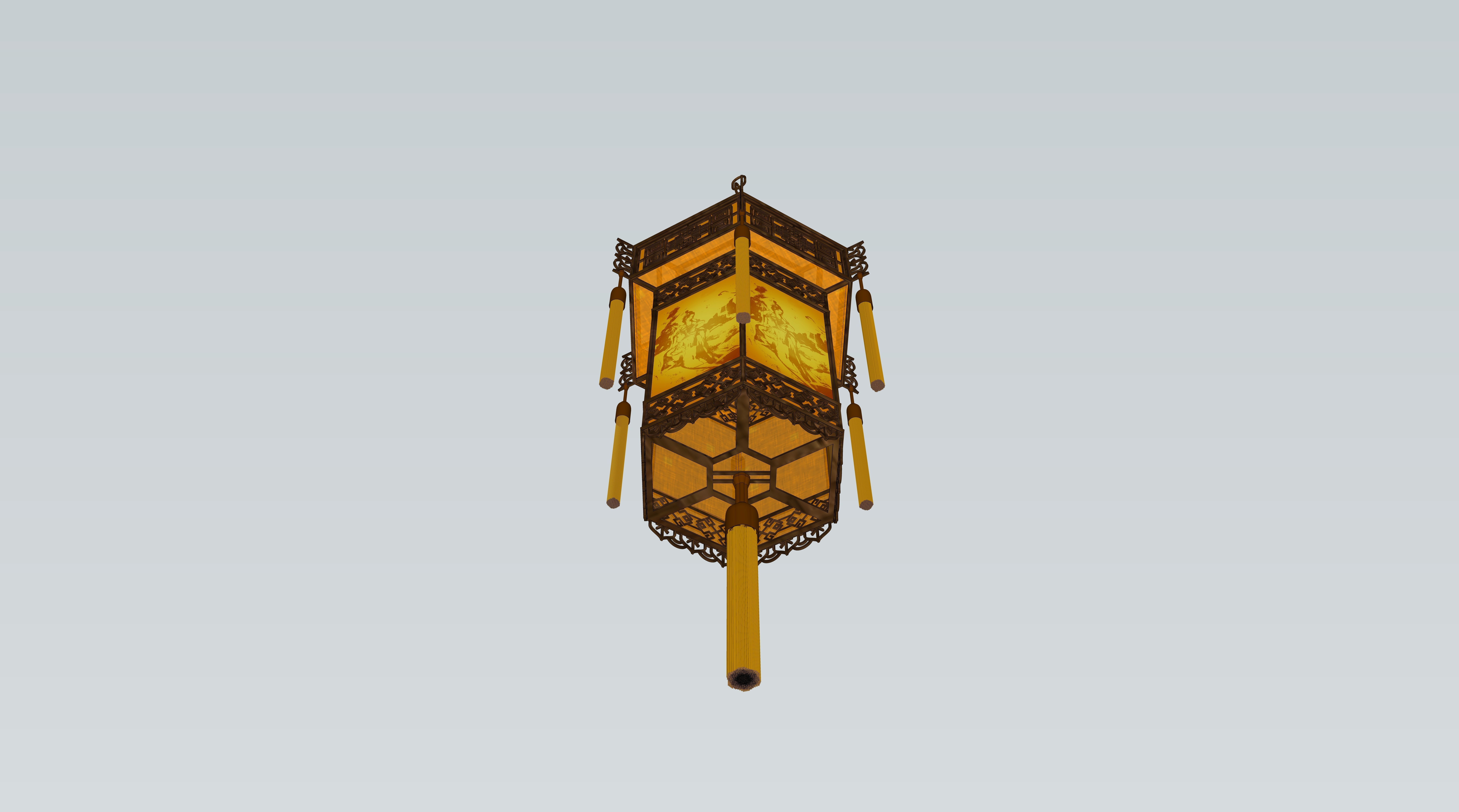 lantern 3D model_1