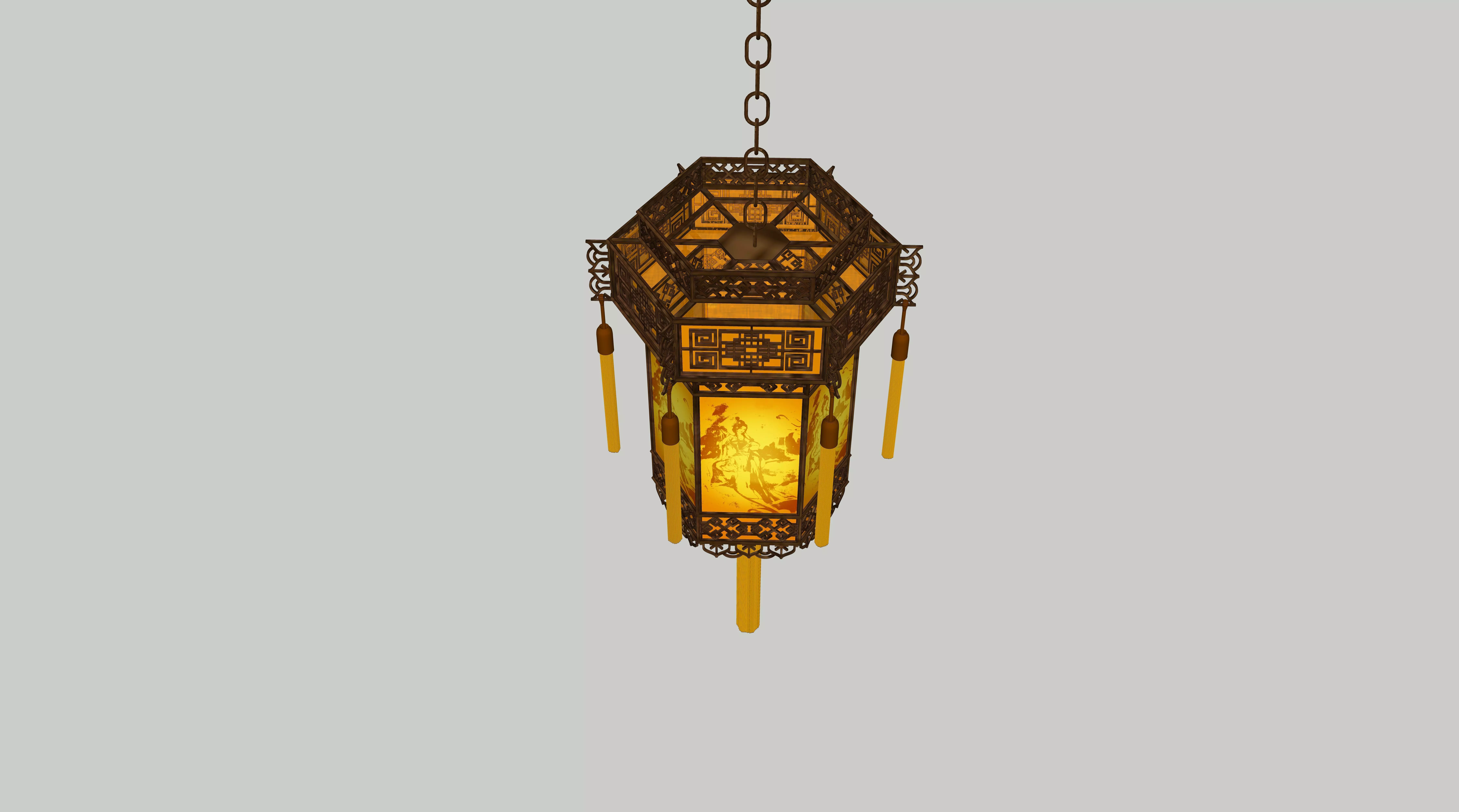 lantern 3D model_0