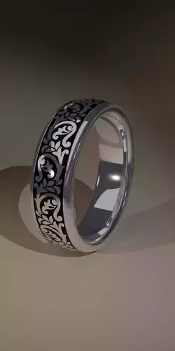 ring with ronament
