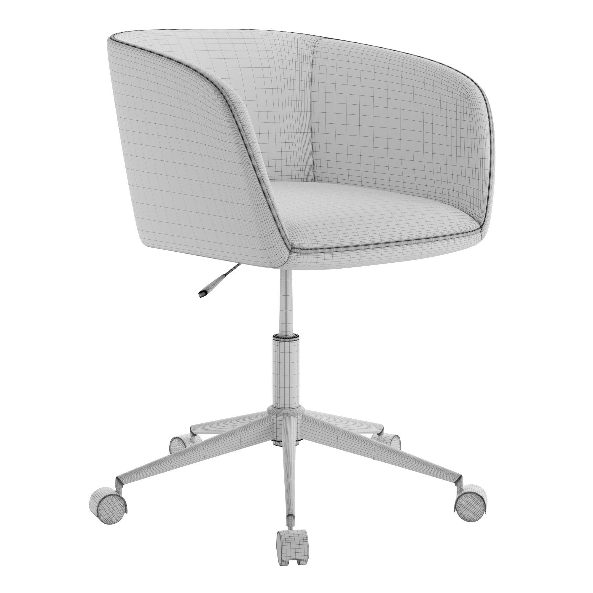 Office chair La Redoute Interieurs Mitis 3D model_6