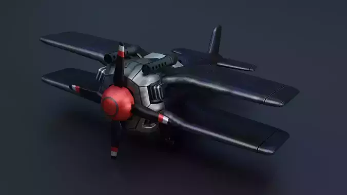 Airplane low-poly