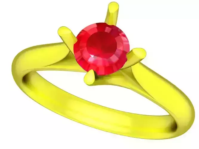 A5267 Simple Diamond Ring for Women