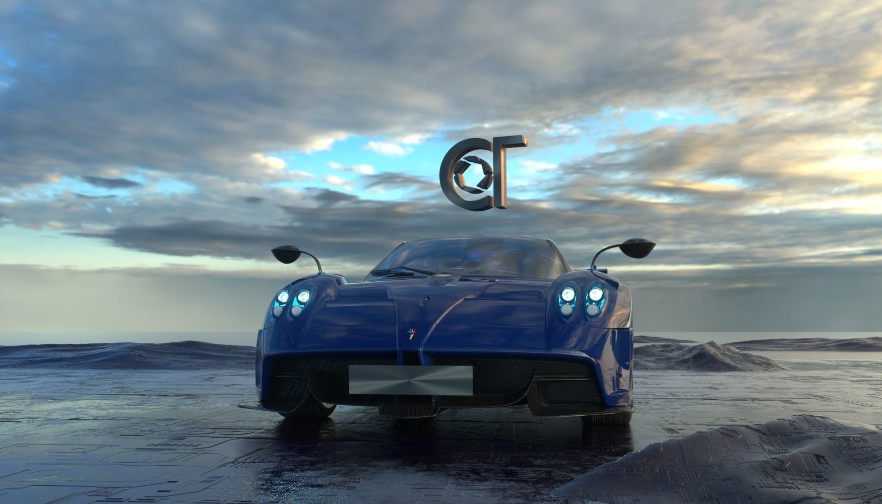 Pagani Huayra Tricolore 2021 3D model 3D model_9