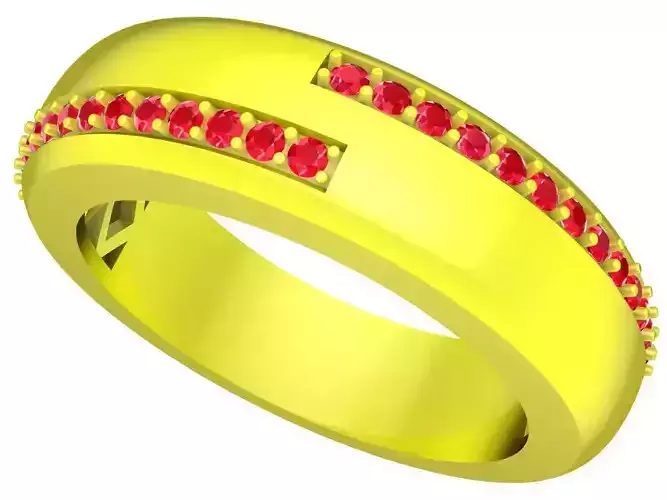 5276 simple diamond ring for lady 