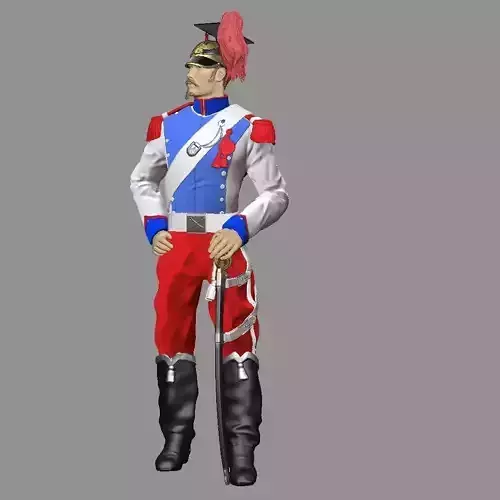 Uhlan 1780 up to 1870 3D print model