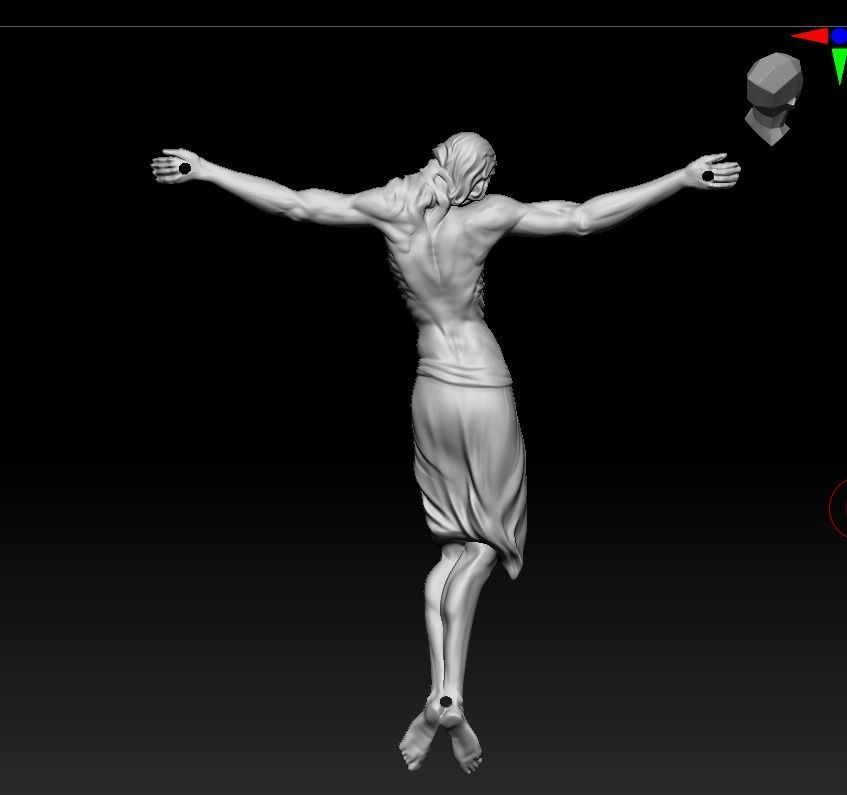3D printed model of Jesus 3D print model_1
