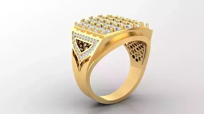 Diamond Man Ring Cad  MR  82