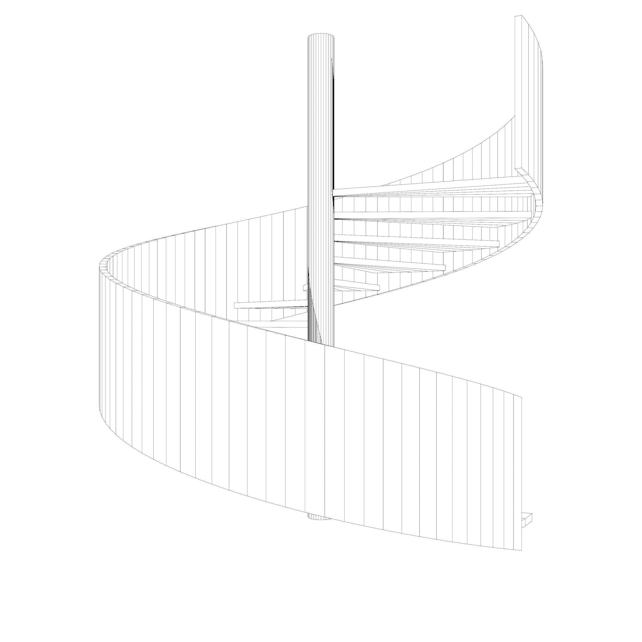 Spiral stair 2023-0007 3D model_6