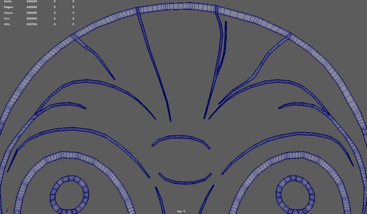 Baby Yoda Wall Silhouette 01 3D print model_8