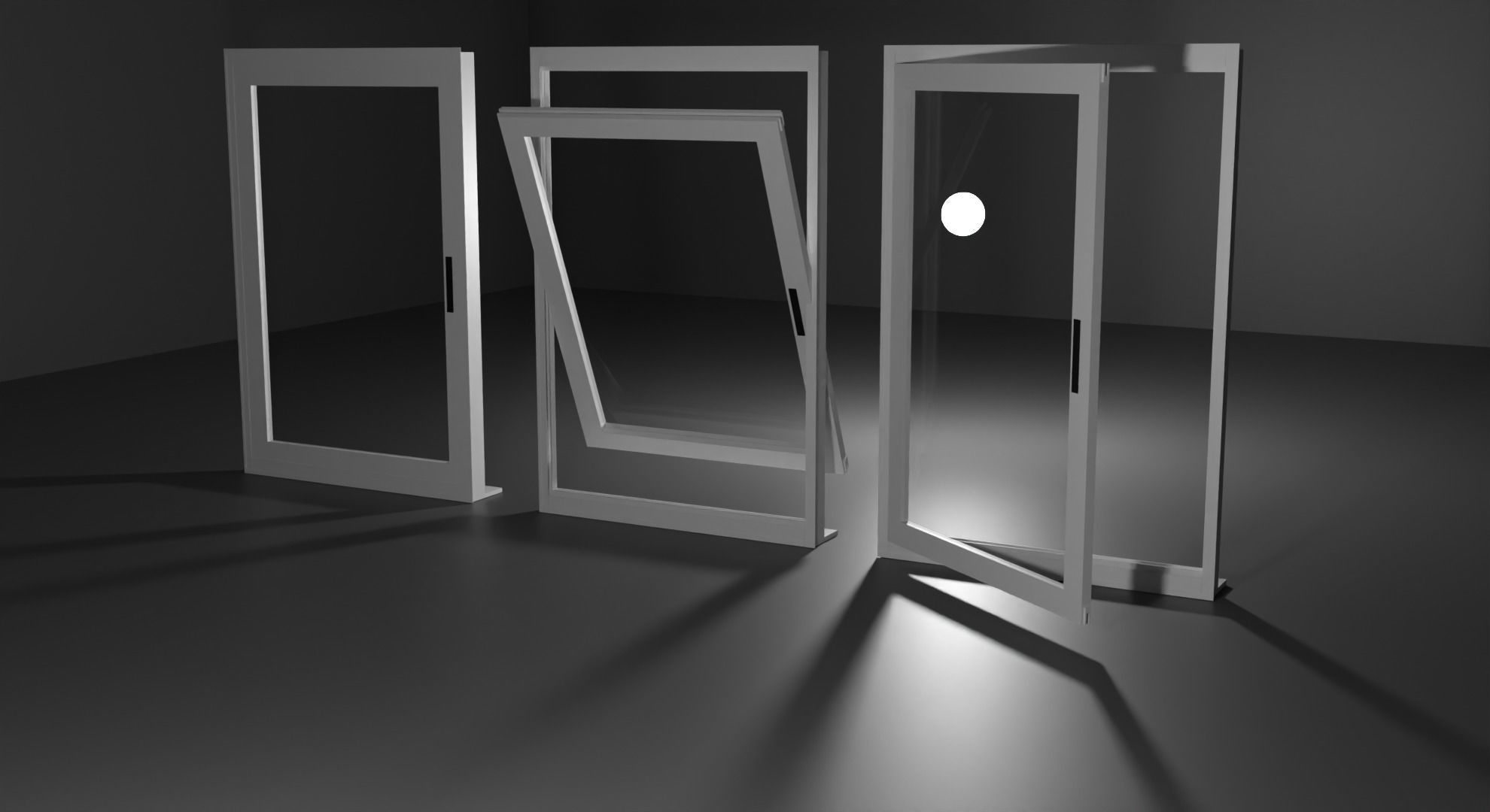 20 Windows 3d Model Low-poly 3D model_18