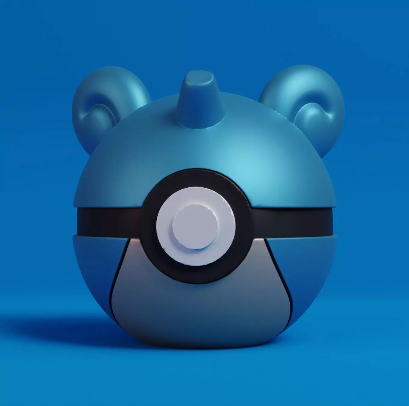 Pokemon Lapras Pokeball  Free 3D print model_0