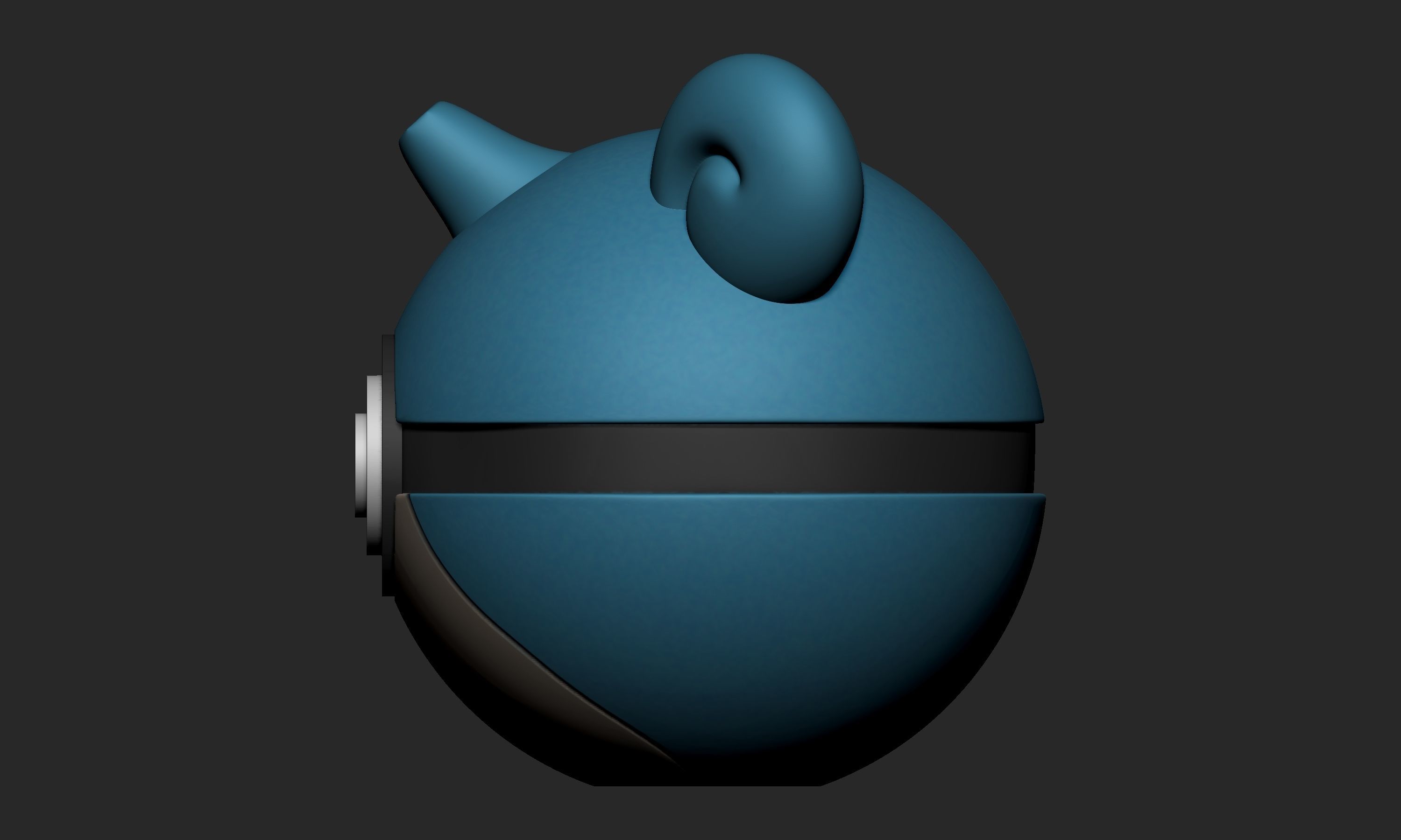 Pokemon Lapras Pokeball  Free 3D print model_4