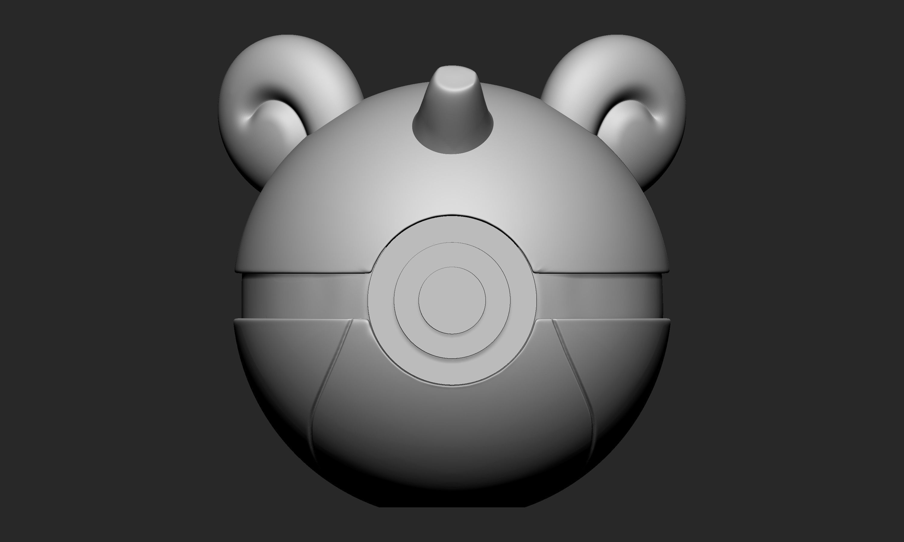 Pokemon Lapras Pokeball  Free 3D print model_2