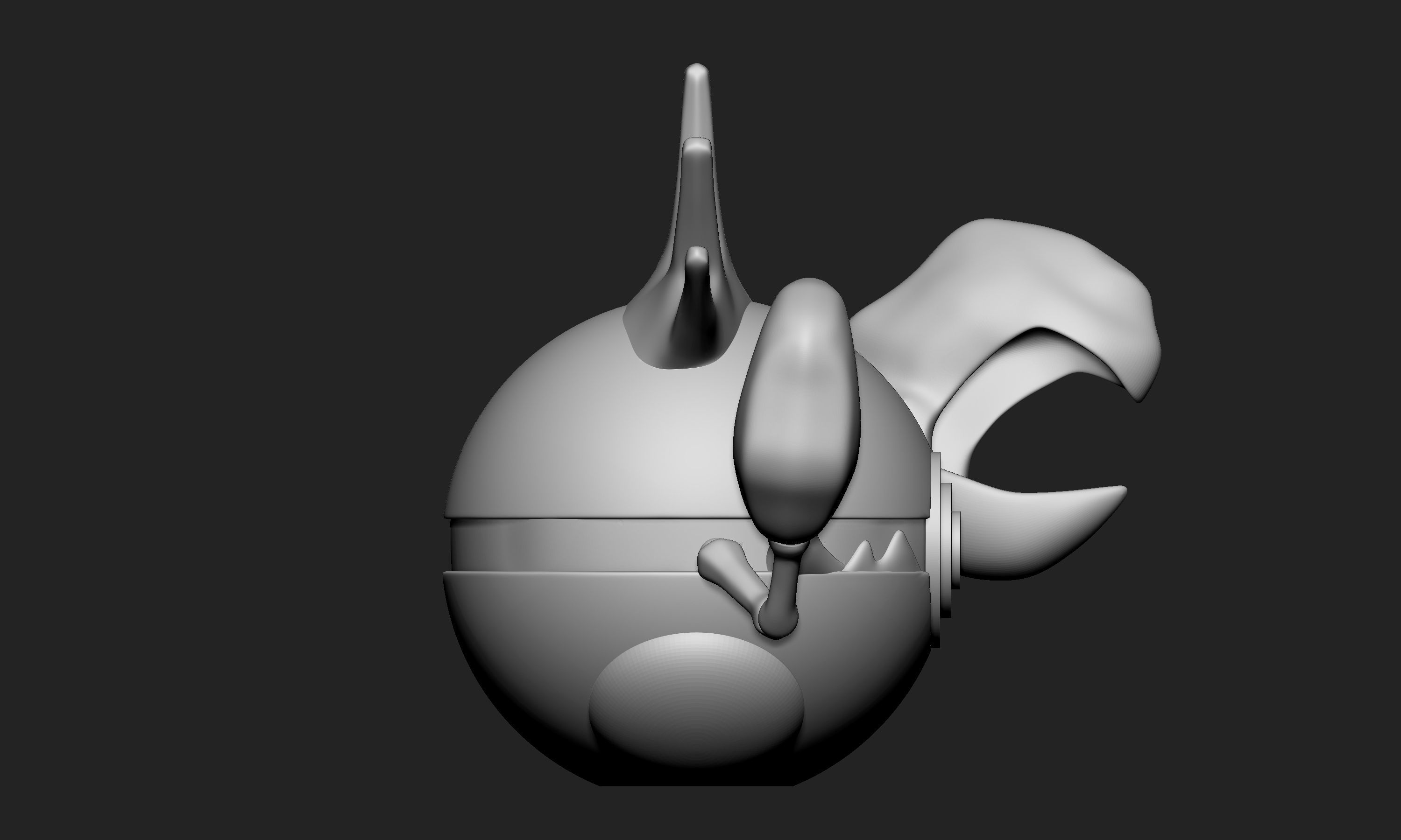 Pokemon Kingler Pokeball  3D print model_7